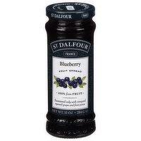 St Dalfour Fruit Spread, Wild Blueberry - 10 Ounce 