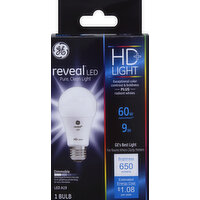 GE Light Bulb, LED, HD+, 9 Watts