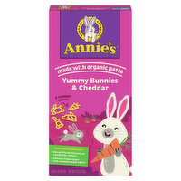 Annie's Pasta & Cheese, Yummy Bunnies & Cheddar - 6 Ounce
