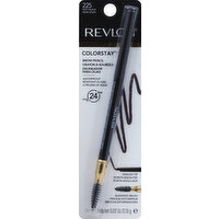 Revlon Brow Pencil, Waterproof, Soft Black 225 - 0.012 Ounce 