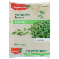 Brookshire's Green Beans, Cut, Classic - 12 Ounce 