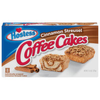 Hostess Coffee Cakes, Cinnamon Streusel - 8 Each 