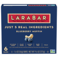 Larabar Fruit & Nut Bar, Blueberry Muffin - 6 Each 