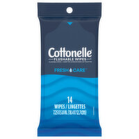 Cottonelle Wipes, Flushable - 14 Each 