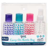 Good To Go Bottle Bag, Carry-On, 4 Pack - 4 Each 