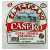 El Mexicano Cheese, Whole Milk, Casero - 10 Ounce 
