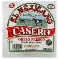 El Mexicano Crumbing Cheese, Casero Queso Fresco - 10 Ounce 