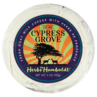 Cypress Grove Fresh Goat Milk Cheese, Herbs de Humboldt - 4 Ounce 