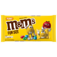 M&M's Chocolate Candies, Peanut, Fun Size - 10.57 Ounce