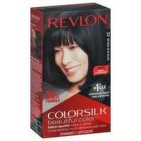 Revlon Hair Color, Permanent, Natural Blue Black 12 - 1 Each 