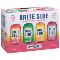 Brite Side Hard Seltzer, Craft, Variety Pack, 12 Pack - 12 Each