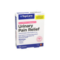 Topcare Maximum Strength Urinary Pain Relief - 97.5 Mg Tablets - 12 Each 