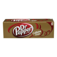 Dr Pepper Caffeine Free, Cans - 12 Each 