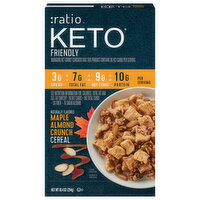 Ratio Cereal, Maple Almond Crunch - 10.4 Ounce 