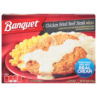 Banquet Meal, Chicken Fried Beef Steak - 10 Ounce 