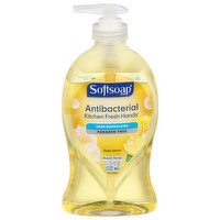 Softsoap Hand Soap, Zesty Lemon, Antibacterial, Kitchen Fresh Hands - 11.25 Fluid ounce 