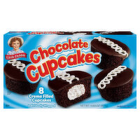 Little Debbie Cupcakes, Chocolate, Creme Filled - 8 Each