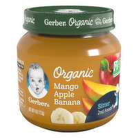 Gerber Organic Mango Apple Banana Baby Food - 4 Ounce 