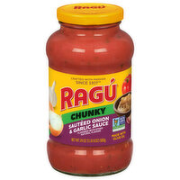 Ragu Sauce, Sauteed Onion & Garlic, Chunky - 24 Ounce 
