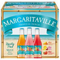 Margaritaville Malt Beverage, Tropical Punch, Variety Pack - 12 Each 