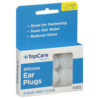 TopCare Ear Plugs, Silicone - 1 Each 