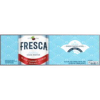 Fresca Soda Water, Black Cherry Citrus, Original, Sparkling, Fridge Pack - 12 Each 