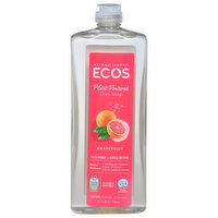 Ecos Dish Soap, Grapefruit, Plant Powered - 25 Fluid ounce 