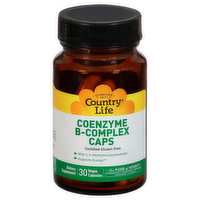 Country Life B-Complex Caps, Coenzyme, Vegan Capsules - 30 Each 