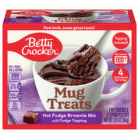 Betty Crocker Brownie Mix, with Fudge Topping, Hot Fudge - 13.9 Ounce 