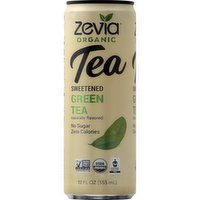 Zevia Tea, Green, Organic, Sweetened - 12 Ounce 