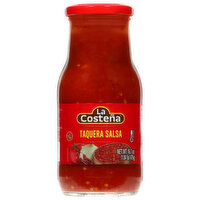 La Costena Salsa, Taquera, Hot - 16.7 Ounce 