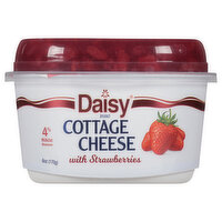 Daisy Cottage Cheese, with Strawberries, 4% Milkfat Minimum