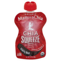 Mamma Chia Vitality Snack, Organic, Cherry Beet - 3.5 Ounce 
