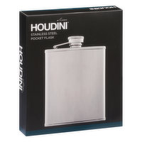 Houdini Pocket Flask, Stainless Steel - 1 Each