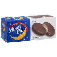 Moon Pie Marshmallow Sandwich, Chocolate, Minis - 12 Each 