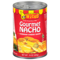 Ricos Cheese Sauce, Cheddar, Gourmet Nacho - 15 Ounce 