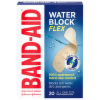 Band-Aid Bandages, Flex, All One Size - 20 Each 