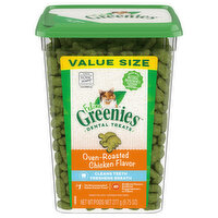 Feline Greenies Treats for Cats, Oven-Roasted Chicken Flavor, Value Size - 9.75 Ounce 