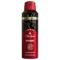 Old Spice Underarm & Body Spray, Swagger - 5.1 Ounce 