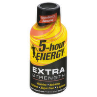5 Hour Energy Energy Drink, Extra Strength, Strawberry Banana Flavor - 1.93 Ounce