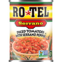 Ro-Tel Tomatoes, With Serrano Pepper, Diced