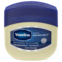 Vaseline Petroleum Jelly, 100% Pure, Original - 1.75 Ounce 