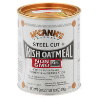 McCann's Oatmeal, Irish, Steel Cut - 28 Ounce 