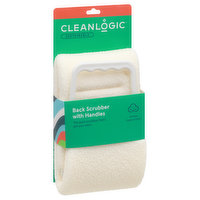 Cleanlogic Back Scrubber with Handles - 1 Each