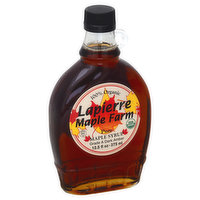 Lapierre Maple Farm Maple Syrup, Pure, Dark Amber - 12.5 Ounce 