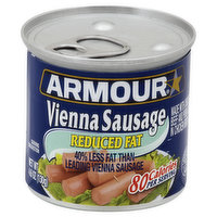 Armour Sausage, Vienna, Reduced Fat