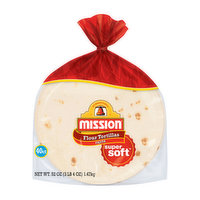 Mission Flour Tortillas, Super Soft, Fajita