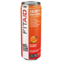 FitAid Energy + Sports Recovery, Mango Sorbet - 12 Fluid ounce 