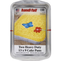 Handi Foil Cake Pans, Heavy Duty, 13 x 9