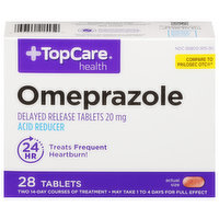 TopCare Omeprazole, 20 mg, Tablets - 28 Each